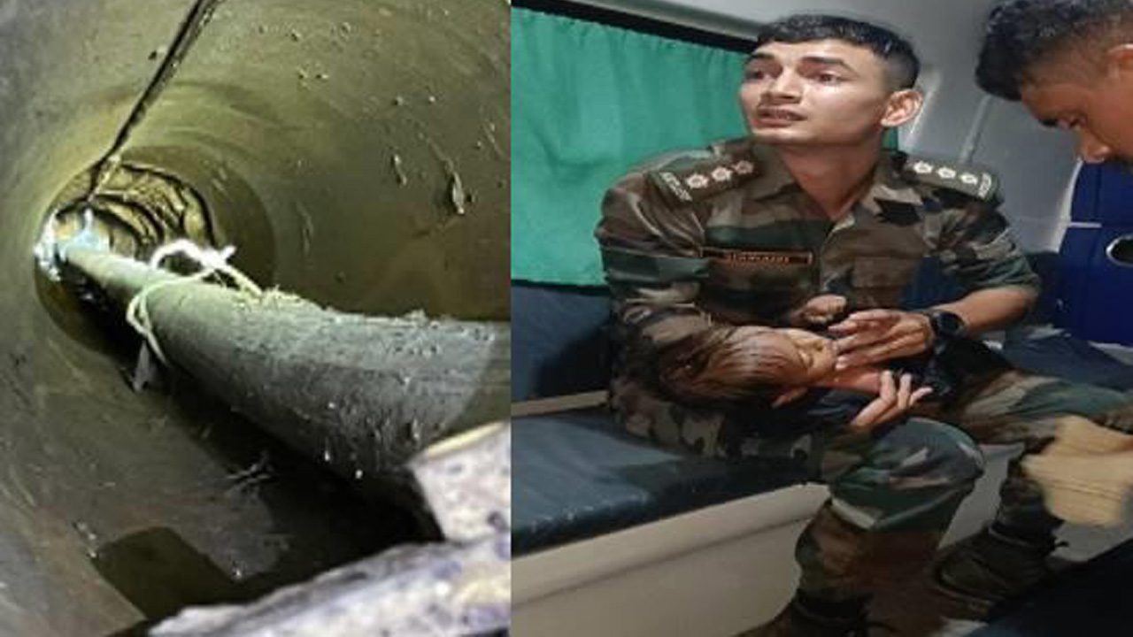 Gujarat: Mrityunjaya .. Army rescues fallen boy in Borobudur