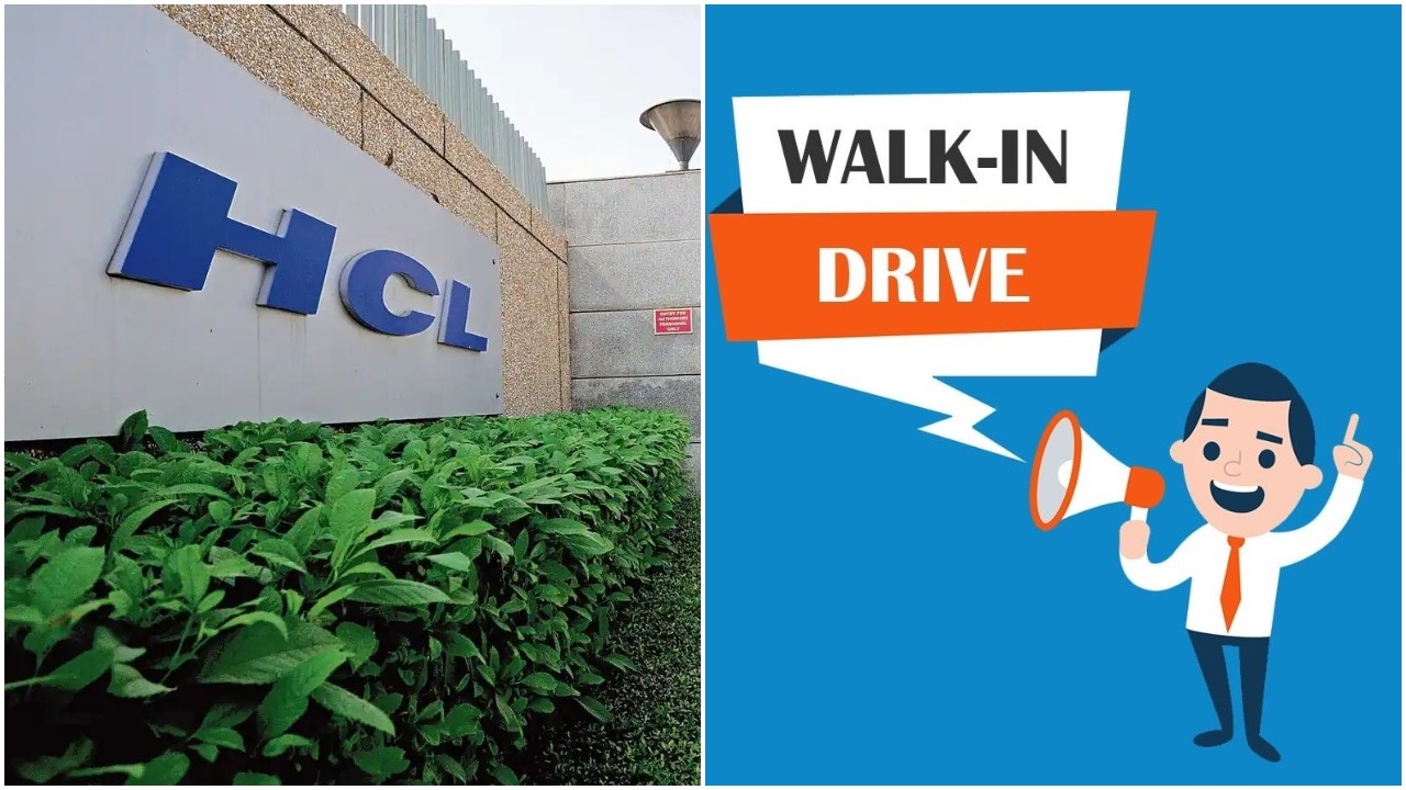 Andhra Pradesh: Note to the unemployed .. HCL Walk in Drive