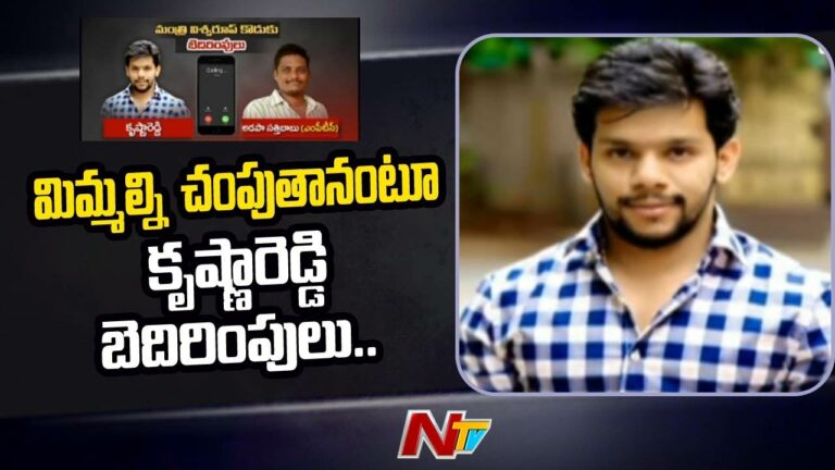 Pinipe Viswarup : మంత్రి విశ్వరూప్‌ కొడుకు కృష్ణారెడ్డి బెదిరింపులు.. వైరల్‌