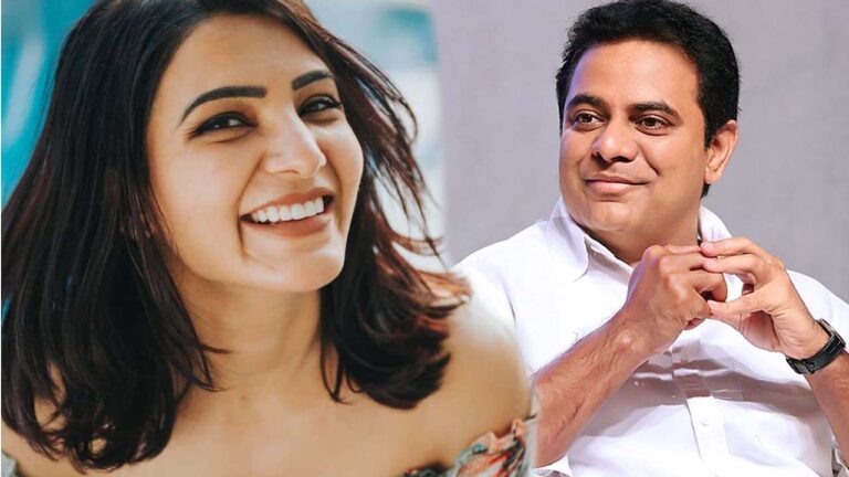 Samantha: కేటీఆర్ కు సామ్‌ ట్వీట్..!. ఎందుకంటే..?
