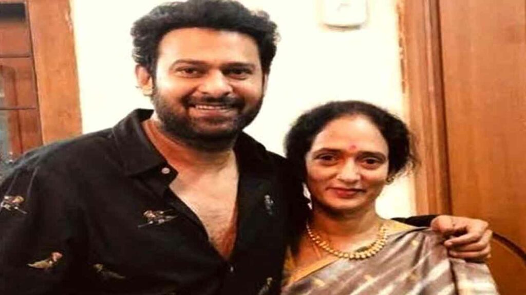 Prabhas With Syamala Devi