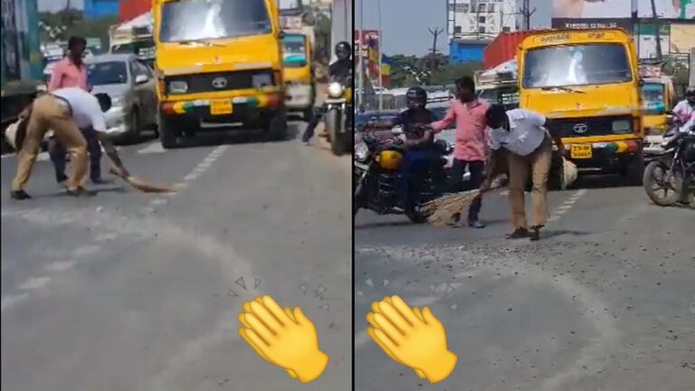 Traffic Police : హృదయాలు గెలుచుకున్న ట్రాఫిక్‌ పోలీస్‌..