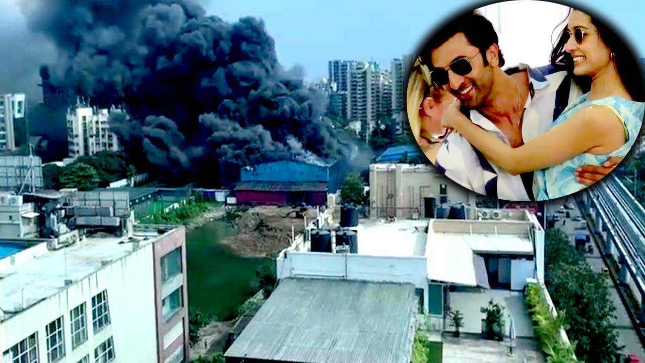 Fire Accident At Ranbir Film Set: స్టార్ హీరో సినిమా​ సెట్​లో భారీ అగ్నిప్రమాదం..!