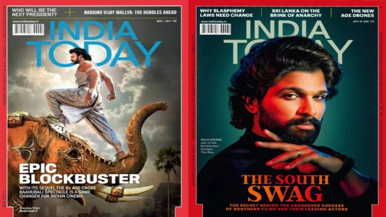 India Today Poster War : పోస్టర్ వార్ ప్రభాస్ వర్సెస్ బన్నీ!