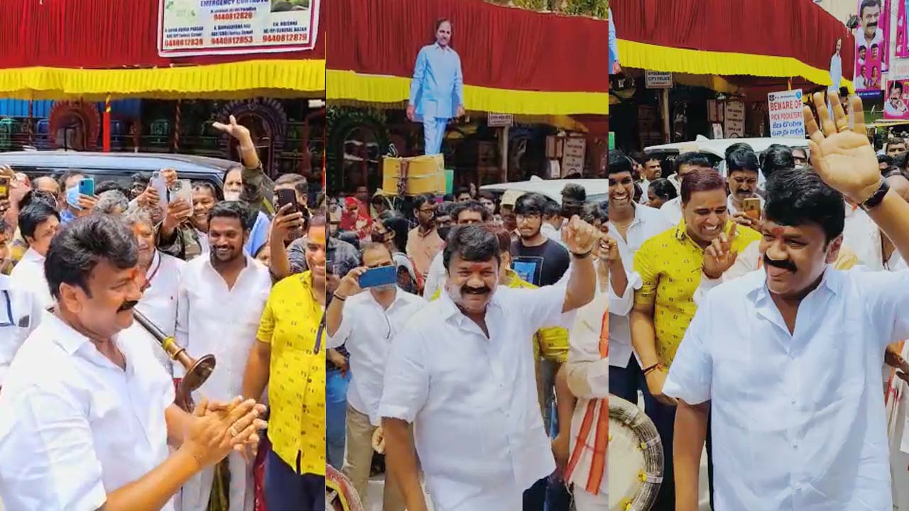 Minister Talasani Bonam Dance: తీన్ మార్ స్టెప్పులతో అలరించిన మంత్రి తలసాని