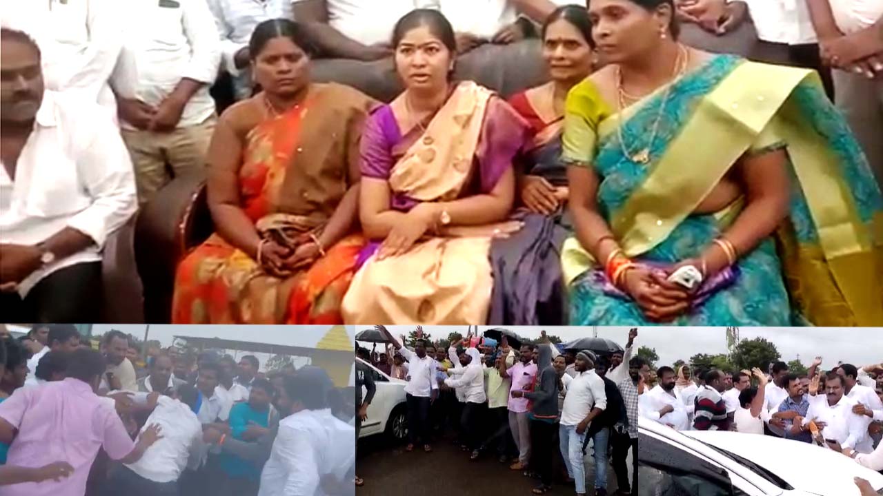 Sunitha Mahender Reddy: జెడ్పి ఛైర్ పర్సన్ వాహనంపై ఎమ్మెల్యే అనుచ‌రుల‌ దాడి