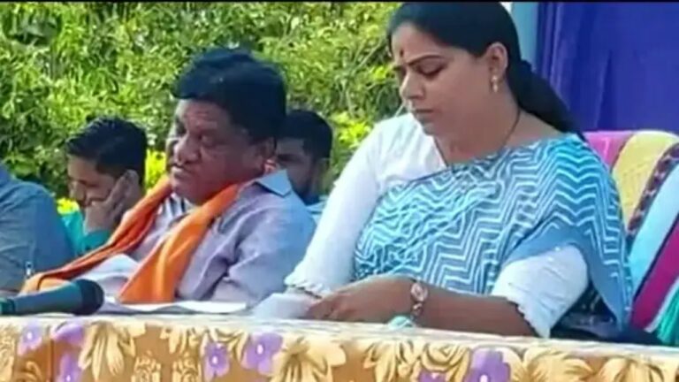 BJP District President: ద్రౌపదీ ముర్ము విజయోత్సవ సభ.. తప్పతాగి వచ్చిన బీజేపీ జిల్లా అధ్యక్షుడు