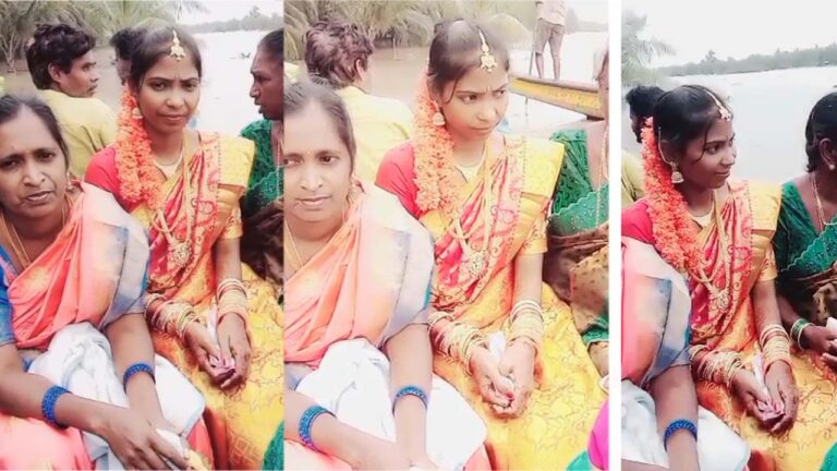 Godavari Floods: వరద కష్టాలు.. పడవలో వరుడి ఇంటికి పెళ్లికూతురు..