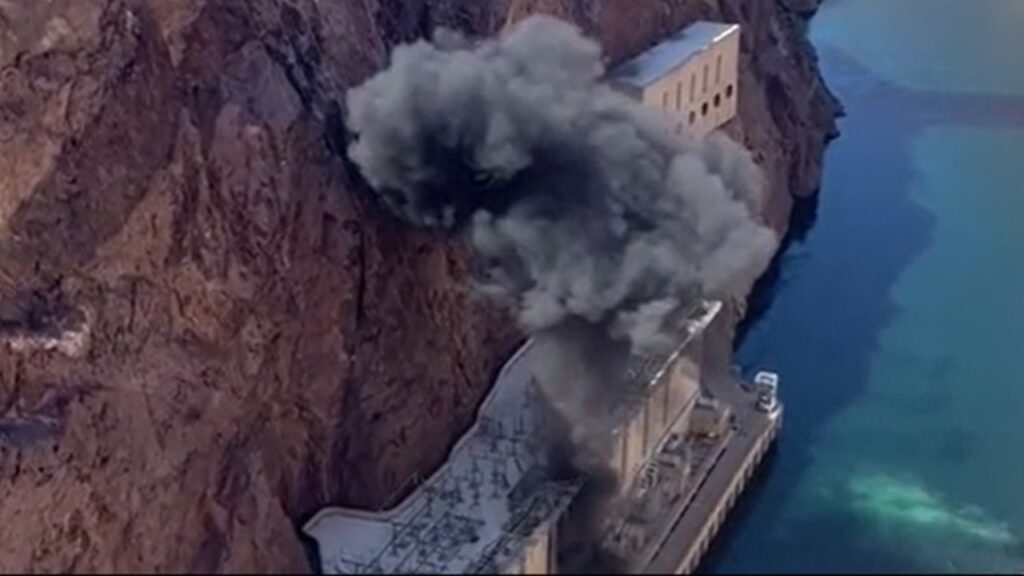 Explosion At Hoover Dam