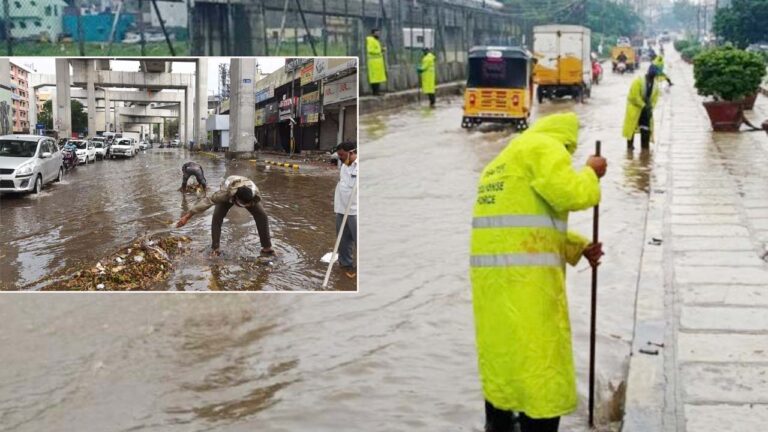 Telangana GHMC:: వర్షాలు తగ్గేవరకు సెలవుల్లేవ్‌.. సర్కార్‌ ఆదేశం