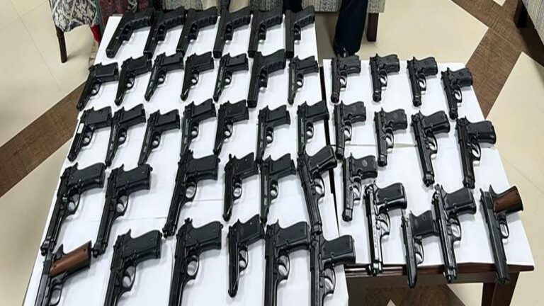 Delhi: బ్యాగుల నిండా తుపాకులే.. భార్యాభర్తలు అరెస్ట్