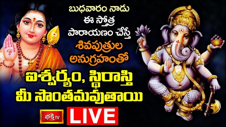 LIVE Bhakthi TV Ayyappa Parayanam: బుధవారంనాడు ఈ స్తోత్ర పారాయణం చేస్తే..?