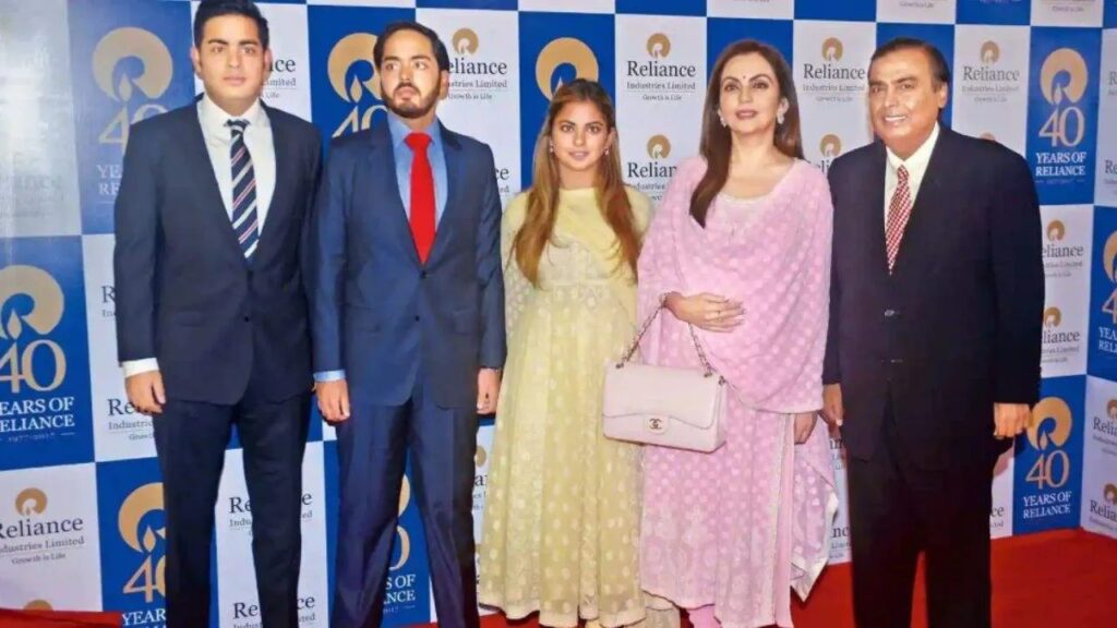 Mukesh Ambani Family