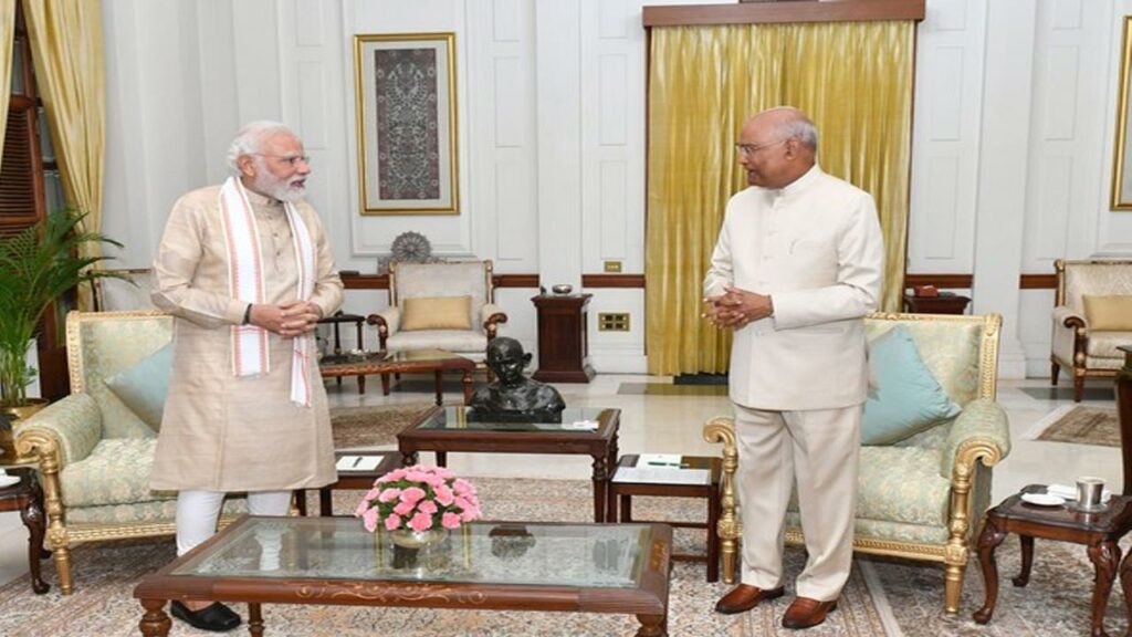 Pm Modi Meets President Ram