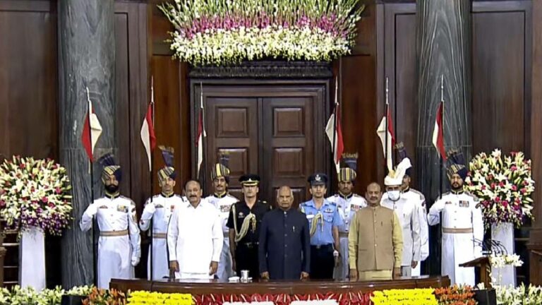 President Ram Nath Kovind: రాష్ట్రపతి రామ్ నాథ్ కోవింద్ కు ఘనంగా వీడ్కోలు.. భావోద్వేగ ప్రసంగం