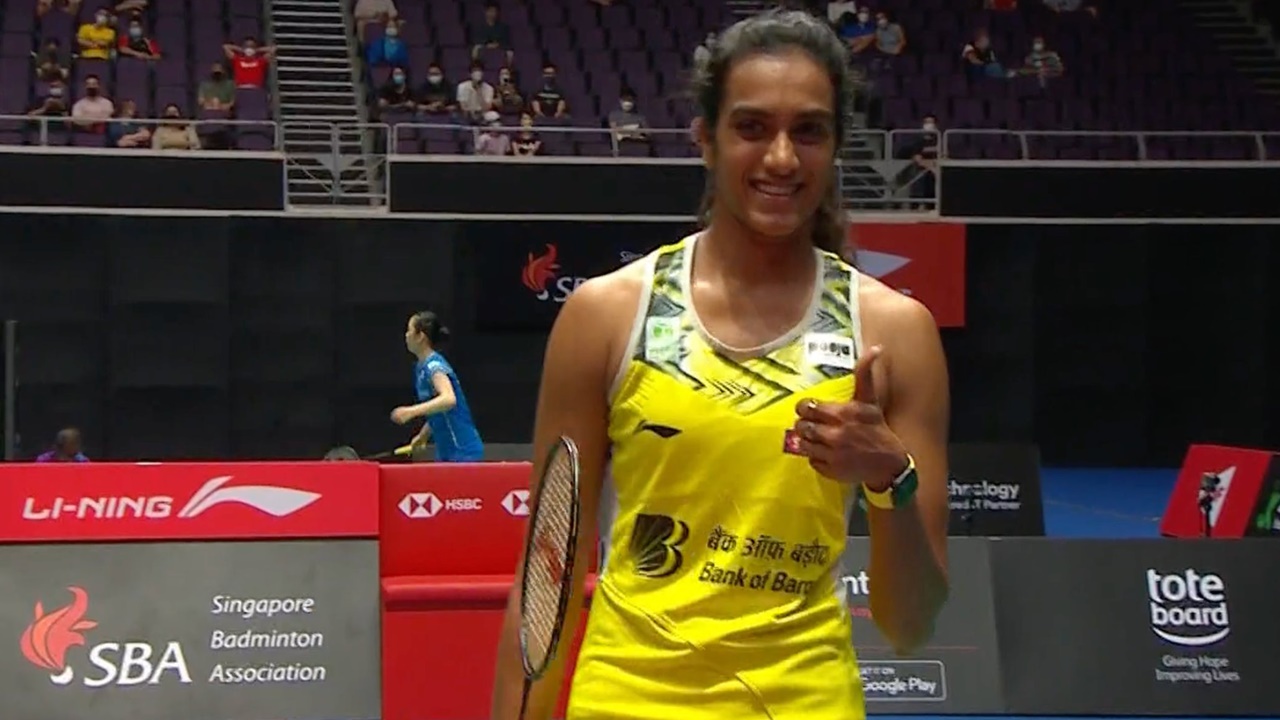 Singapore Open: Telugu Tejam PV Sindhu reached semis