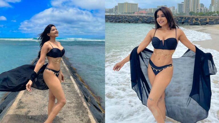 Sakshi Agarwal: పాలరాతి శిల్పం బ్లాక్ బికినీలో దర్శనమిచ్చిన వేళ..