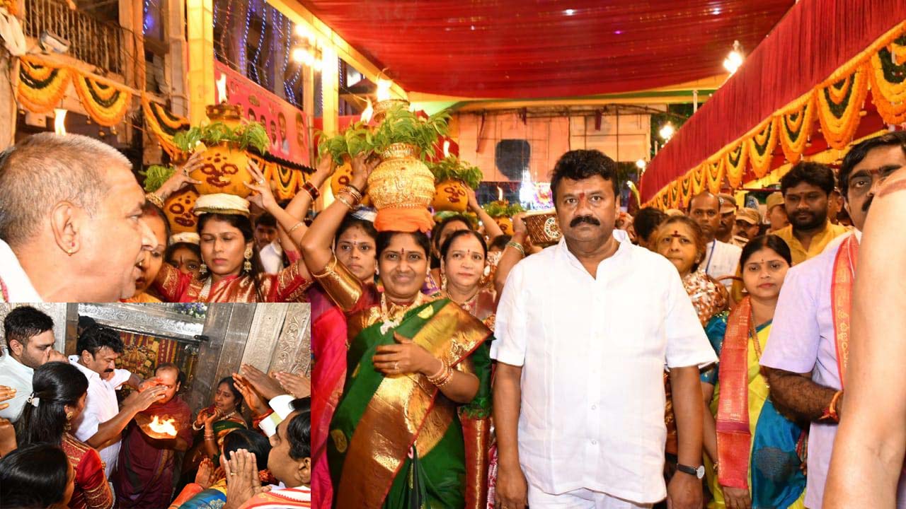 Ujjayini Bonalu: అమ్మ‌వారికి తొలిబోనం స‌మ‌ర్పించిన త‌ల‌సాని