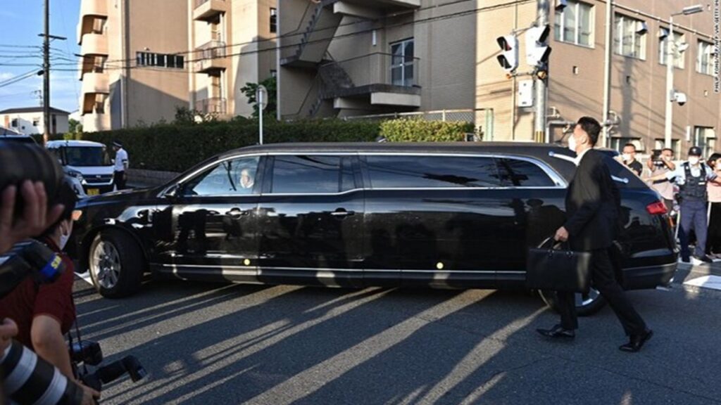 Shinzo Abe Body In Tokyo