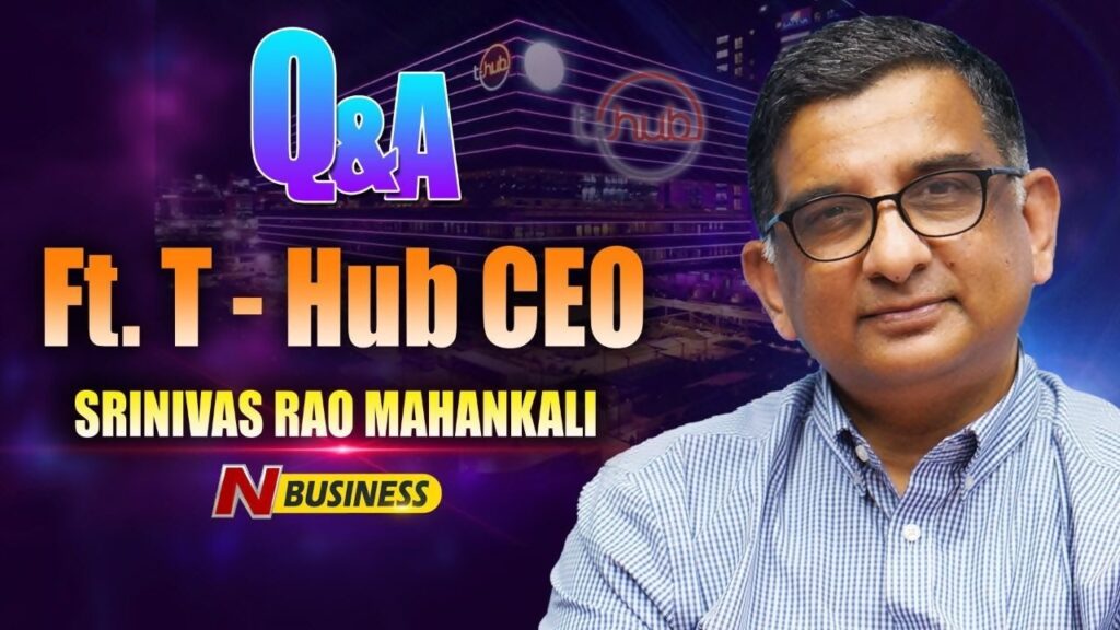 T Hub Ceo Srinivas Rao Mahankali