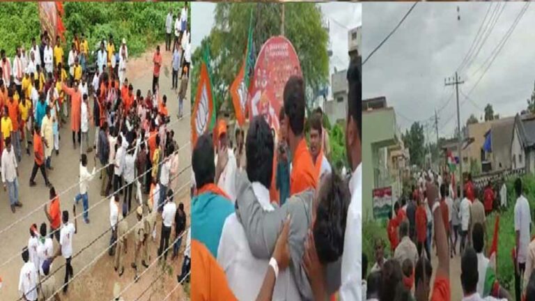 Bandi Sanjay : బండి సంజయ్ ప్రజాసంగ్రామ పాదయాత్రలో ఉద్రిక్తత