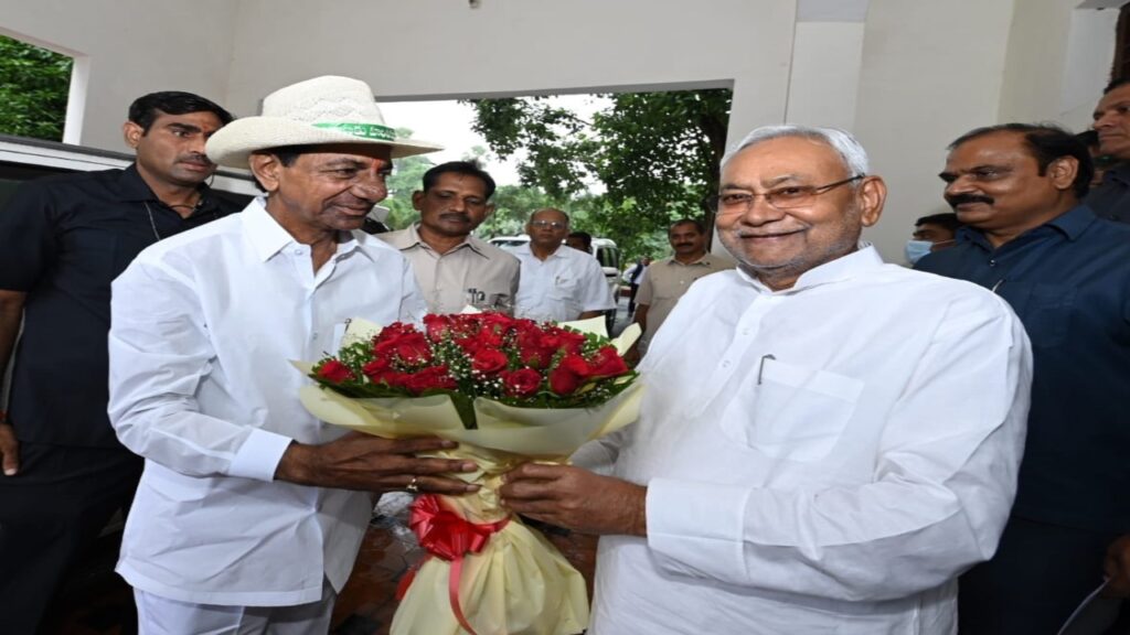 Bihar Cm With Kcr