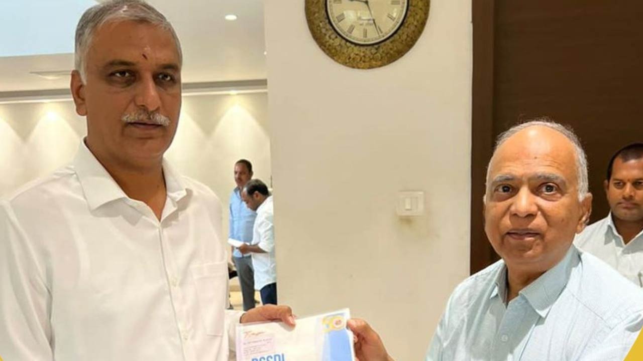 Dr Vasanth Kumar: మంత్రి హరీష్‌రావుతో ఆర్ఎస్ఎస్డీఐ అధ్యక్షులు డాక్టర్‌ వసంత్‌కుమార్‌ భేటీ..