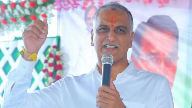 Minister Harish Rao : రాష్ట్ర ప్రభుత్వ నిధులతో ఈ రైల్వే లైన్ తెచ్చాం