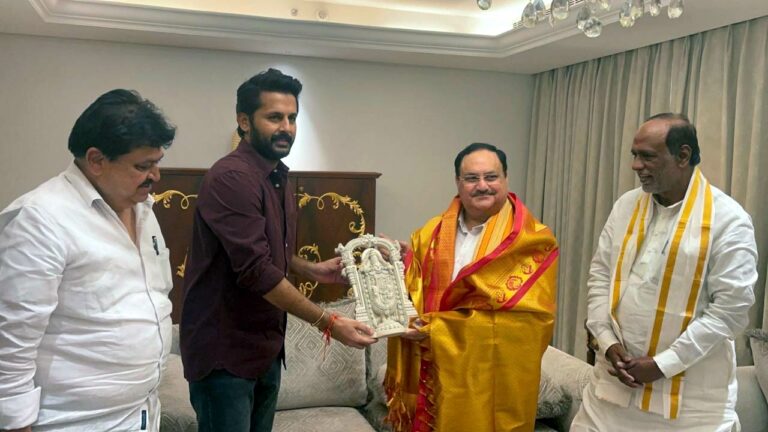 JP Nadda and Nithiin : జేపీ నడ్డా, హీరో నితిన్‌ భేటీపై సర్వత్రా ఆసక్తి..