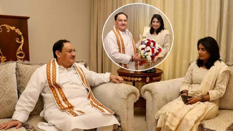 JP Nadda meet Mithali Raj: జేపీ నడ్డాతో మిథాలీరాజ్‌భేటీ.. విషయం ఇదేనా..?
