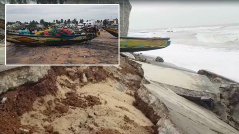 Sea Waves: తీరప్రాంతంలో అలజడి.. హుదూద్ తర్వాత ఆ స్థాయిలో విరుచుకుపడుతోన్న అలలు..