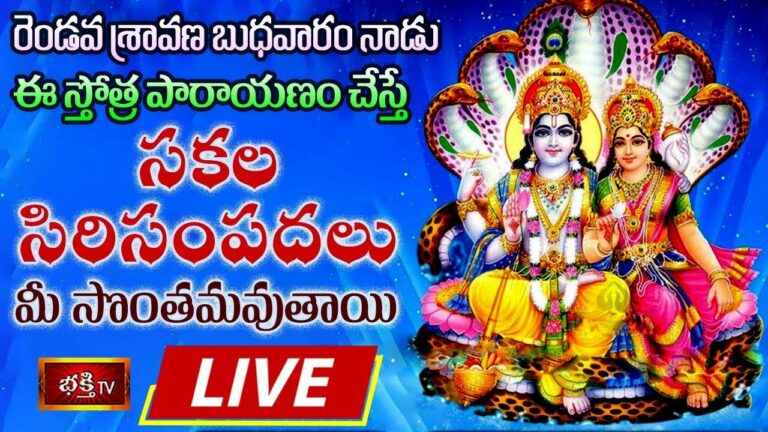 Sri Vishnu Sahasranama Stotram Live: రెండో శ్రావణ బుధవారం ఈ స్తోత్ర పారాయణం చేస్తే చాలు..