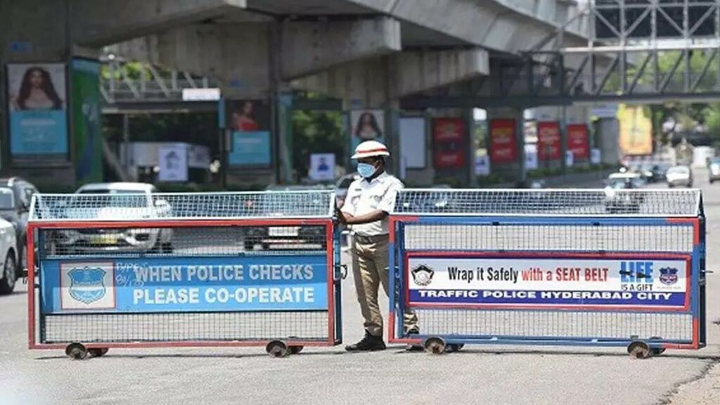 Traffic Diversion In Hydera