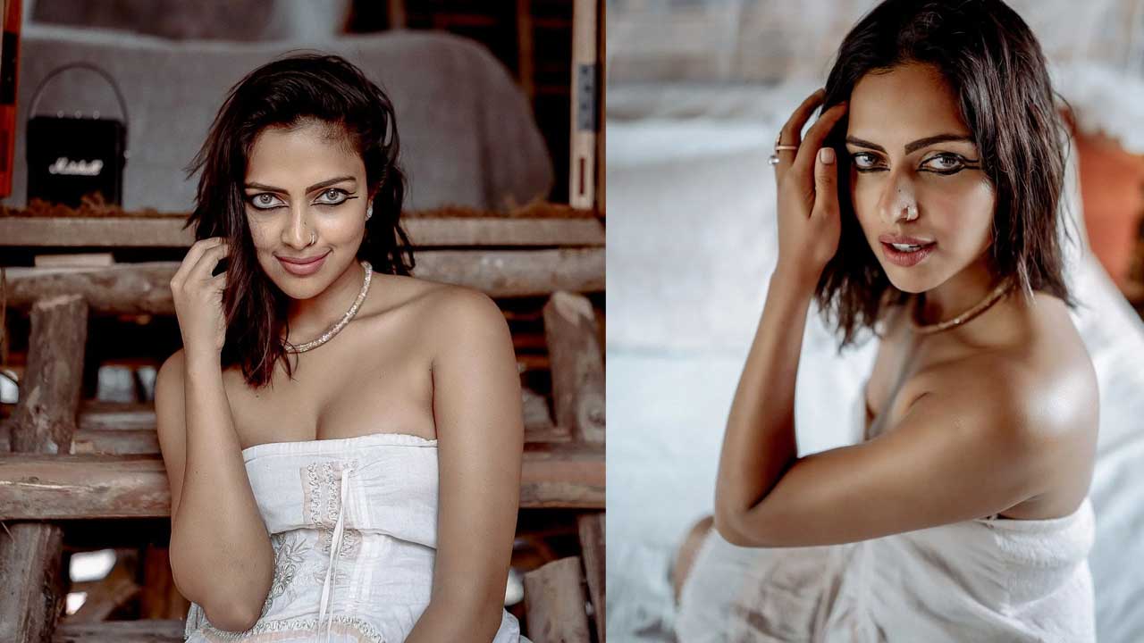 Amala Paul: మత్తెక్కించే కళ్లతో.. బెడ్ పై ఆ ఫోజులు ఎలా.. బాలా