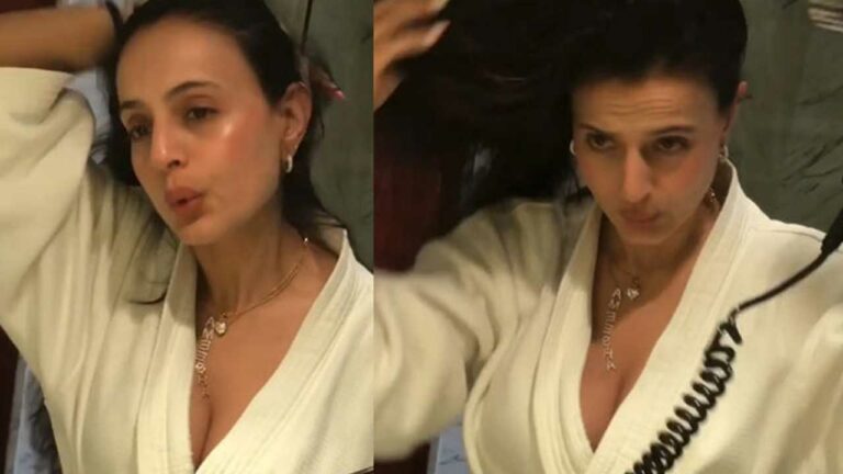 Ameesha Patel: పవన్ కళ్యాణ్ హీరోయిన్ బాత్రూమ్ వీడియో వైరల్..