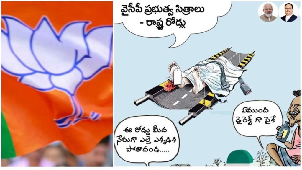 Bjp On Ap Roads