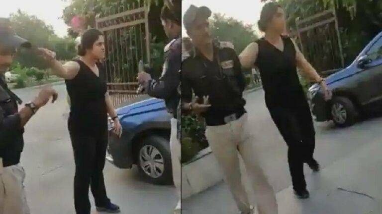 Woman Assaults Security Guard: మద్యం మత్తుతో యువతి హల్చల్.. సెక్యూరిటీ గార్డుపై దాడి