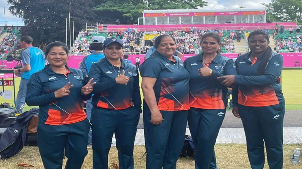 India Win Gold In Lawn Bowls