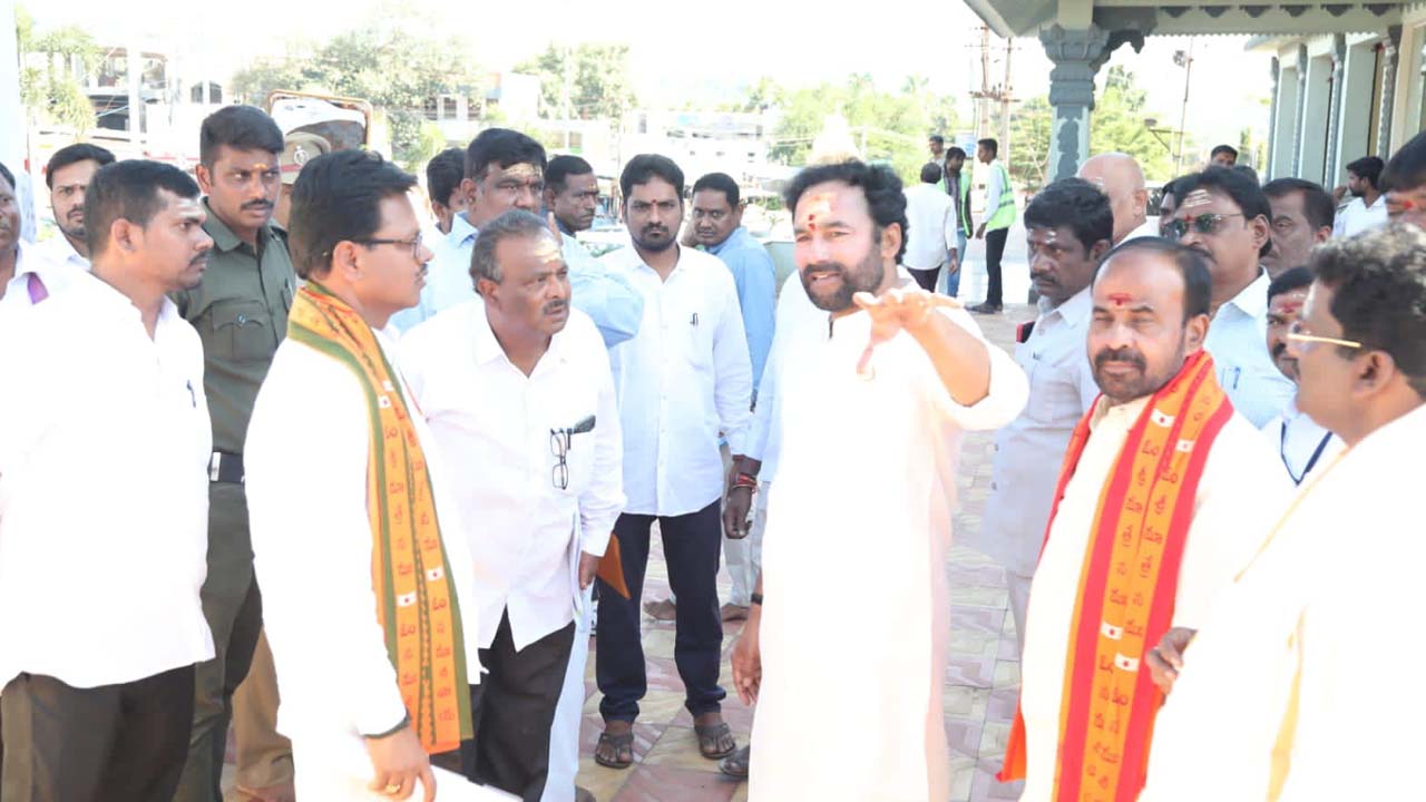 Kishan Reddy: త్వరలోనే శ్రీశైలానికి అమిత్ షా.. దర్శనానికి రైల్వే మంత్రిని కూడా తీసుకొస్తా