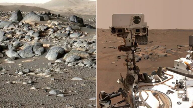 NASA: అంగారక గ్రహంపై నీటి ఆకారంలో ఉన్న శిలలను కనుగొన్న నాసా రోవర్