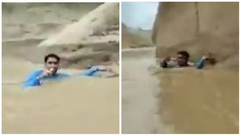 Dangerous Reporting: నెటిజన్‌ల ప్రశంసలు.. ఇలాంటి రిపోర్టింగ్ మీరెప్పుడైనా చూశారా?