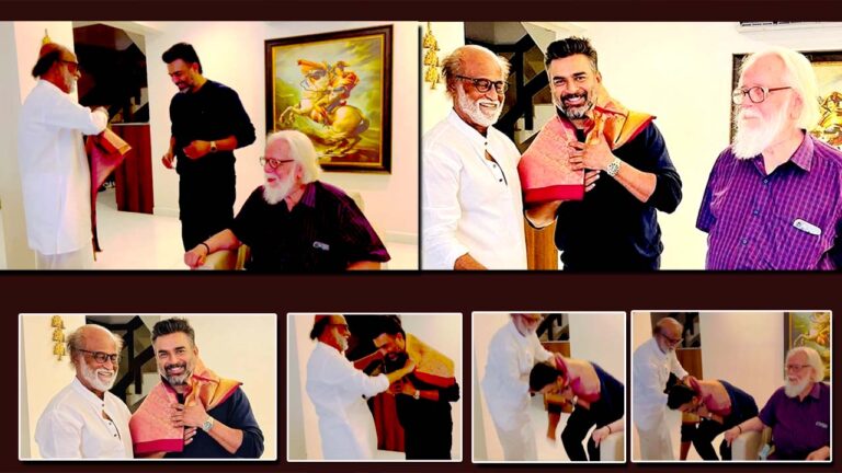 Rajinikanth: రజనీకాంత్ పాదాలకు నమస్కరించిన మాధవన్.. వీడియో వైరల్‌