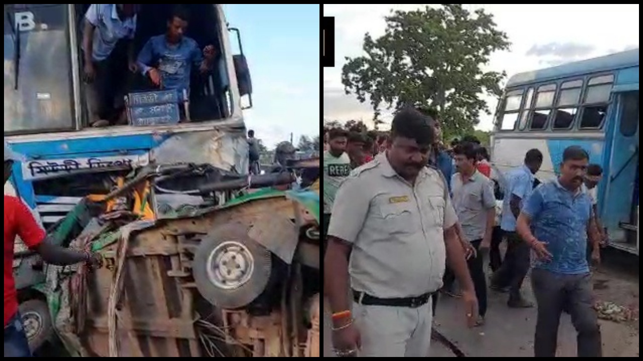 Road accident: ఘోర రోడ్డు ప్రమాదం.. బస్సు-కారు ఢీ, 9మంది దుర్మరణం