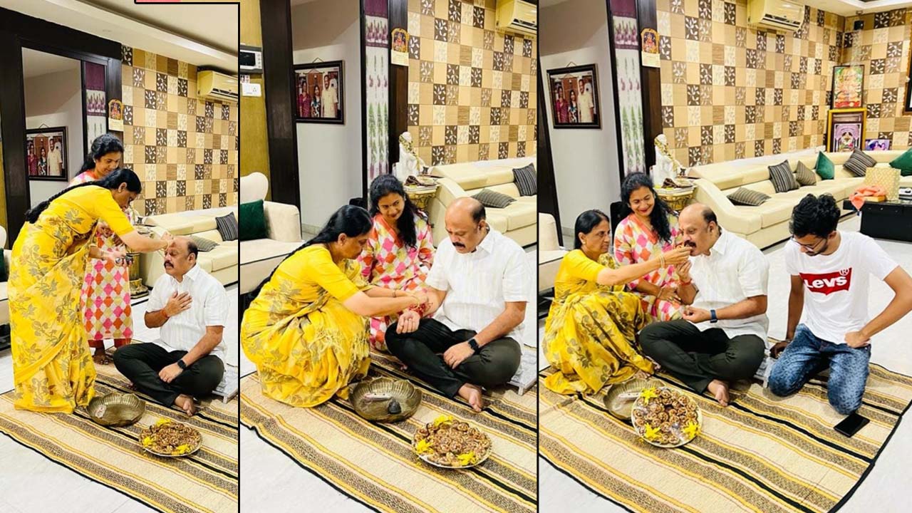 Celebrate Rakhi Festival: సోదరుని ఇంట రక్ష బంధన్ వేడుకల్లో మంత్రి సబితమ్మ…