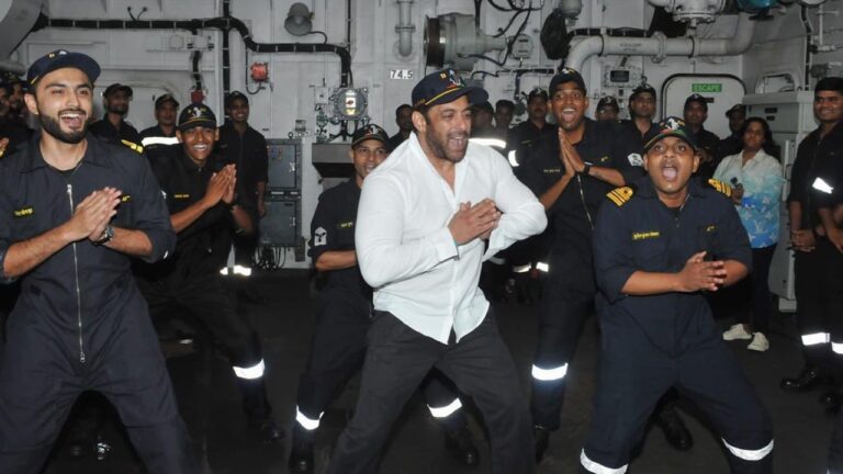 Salman Khan: విశాఖలో సల్మాన్ ఖాన్ సందడి.. నేవీ సిబ్బందితో డ్యాన్సులు వేసిన బాలీవుడ్ హీరో