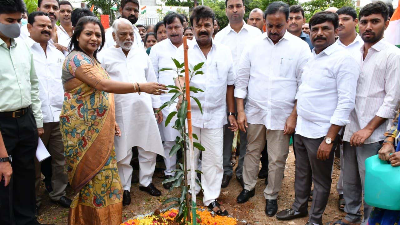 Talasani Srinivas Yadav: తెలంగాణలో వజ్రోత్సవ వేడుకలు.. మొక్కలు నాటిన తలసాని..