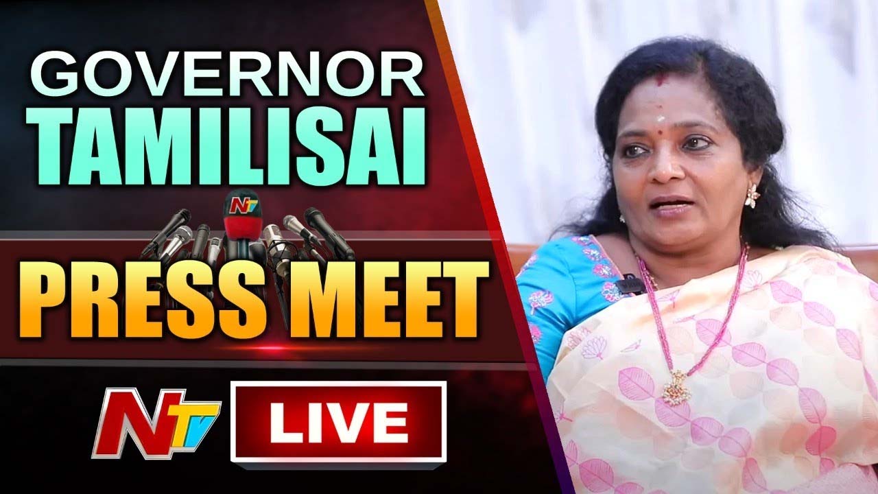 Governor Tamilisai Press Conference Live : Three Years As Telangana Governor