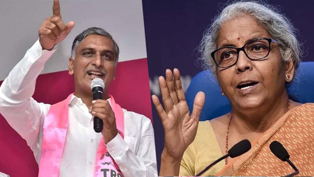 Harish Rao Challenges Nirmala Sitharaman