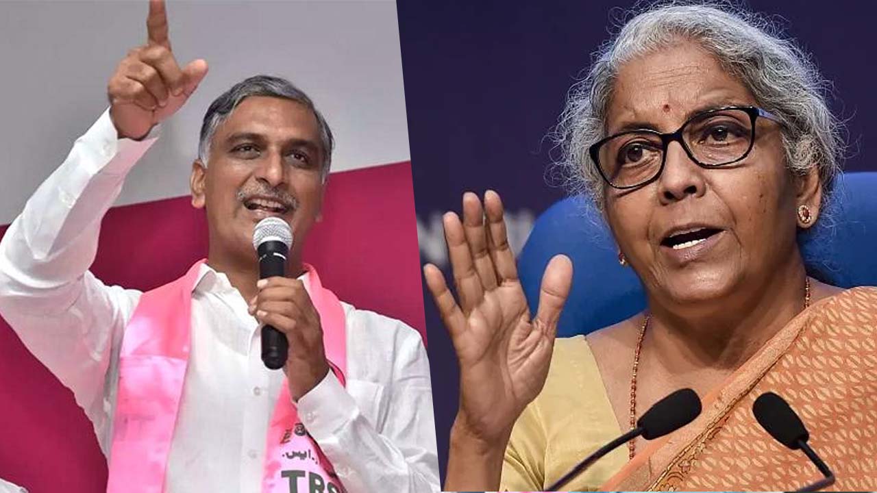 Harish Rao: నిర్మలా సీతారామన్‌కు హరీష్‌ రావ్‌ సవాల్‌.. నేను రాజీనామా చేస్తా.. మీరు చేస్తారా?