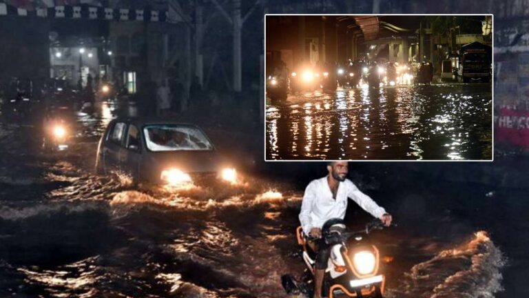 Heavy Rain in Hyderabad: కుండపోత వాన.. హైదరాబాద్‌ అతలాకుతలం..!